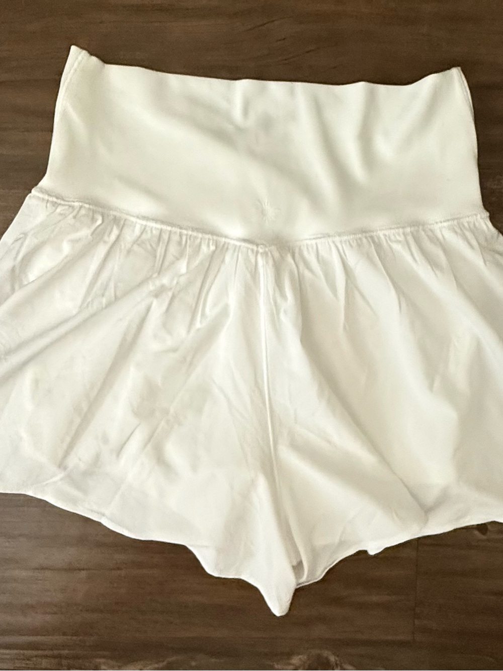 Offline by Aerie White High-Waist Flared Skort